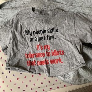 New Cropped Funny T-Shirt